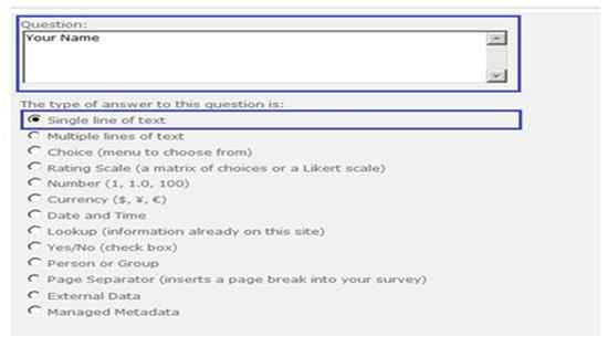 Indicates that answer